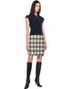 VETEMENTS VETEMENTS Off-White Tweed Decollage Midi Skirt - 4