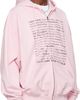 VETEMENTS VETEMENTS Pink Fuck Everything Zip-Up Hoodie - 2