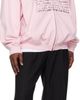 VETEMENTS VETEMENTS Pink Fuck Everything Zip-Up Hoodie - 4