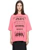 VETEMENTS VETEMENTS Pink Multilogo T-shirt - 1