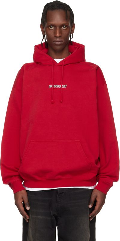 VETEMENTS VETEMENTS Red 'Pornstar' Hoodie
