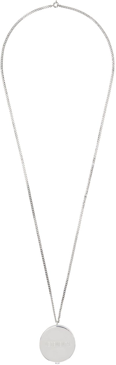 VETEMENTS VETEMENTS Silver Pendant Necklace