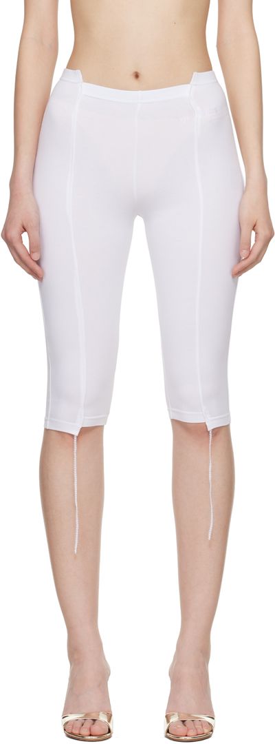 VETEMENTS VETEMENTS White Cut-Up Capri Trousers