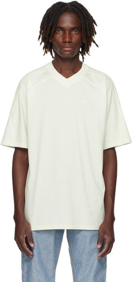 VETEMENTS VETEMENTS White Cut-Up V-Neck T-shirt