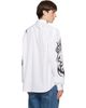 VETEMENTS VETEMENTS White Graffiti Shirt - 3
