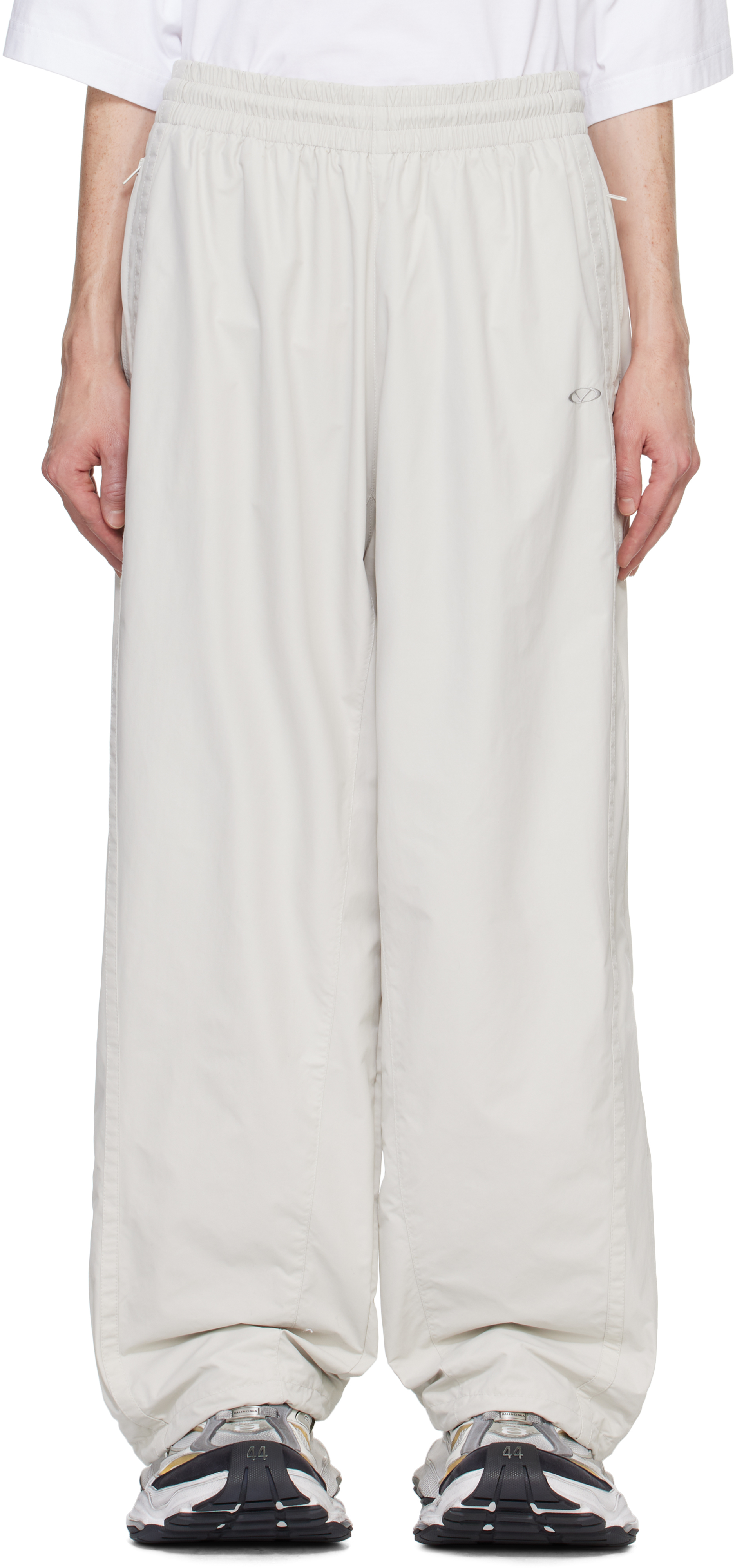 VETEMENTS - White Oval Logo Track Pants