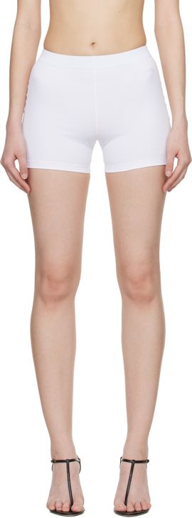 VETEMENTS VETEMENTS White Push-Up Yoga Shorts