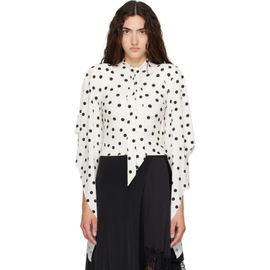 VETEMENTS VETEMENTS White Round Shoulder Blouse