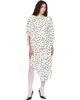 VETEMENTS VETEMENTS White Round Shoulder Midi Dress - 4