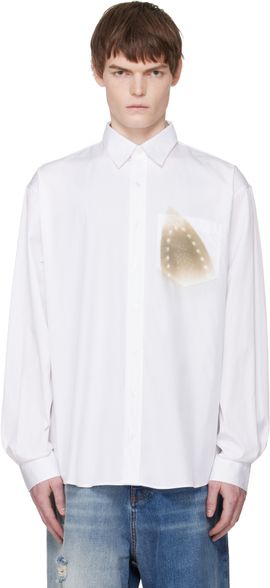 VETEMENTS VETEMENTS White Well Ironed Classic Shirt