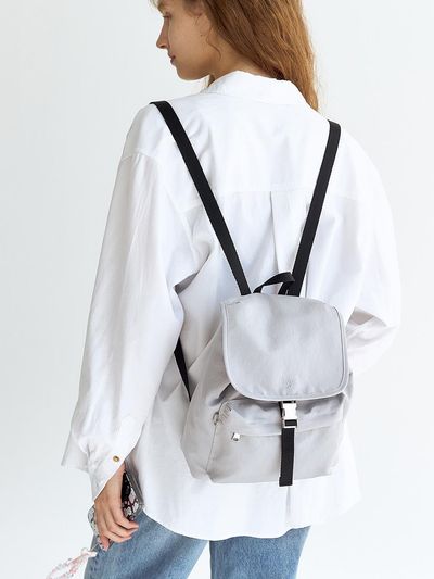 vey Mini Flap Backpack (LightGray)