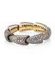 Vhernier Women's Calla 18K White Gold Palladium, Titanium & 15.05 TCW Diamond 7-Element Cuff Bracelet - 3