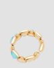 Vhernier Women's Freccia 18K Rose Gold, Turquoise & Rock Crystal Bracelet - 3