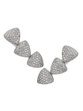 Vhernier Women's Freccia Endless 18K White Gold & 2.58 TCW Diamond Stud Earrings