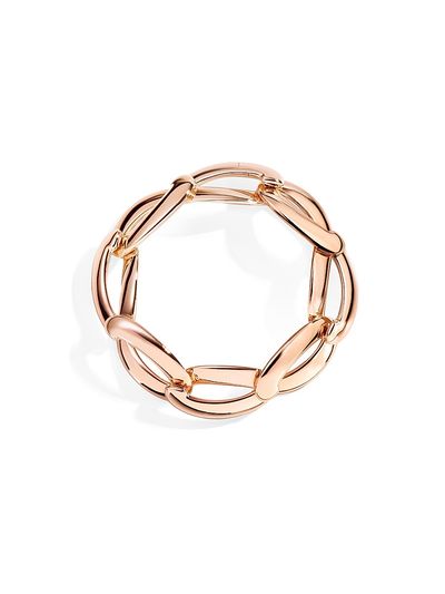 Vhernier Women's Olimpia 18K Rose Gold Oval-Link Chain Bracelet