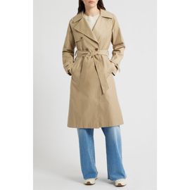 Via Spiga Via Spiga Double Breasted Water Repellent Trench Coat
