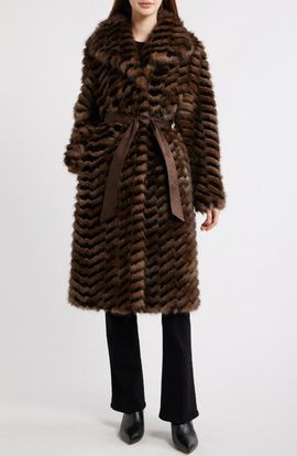 Via Spiga Via Spiga Faux Fur Coat