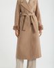 Via Spiga Via Spiga Faux Fur Trim Belted Coat - 2