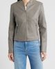 Via Spiga Via Spiga Front Zip Faux Leather Jacket - 1