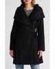 Via Spiga Via Spiga Hooded Wool Blend Belted Coat - 1