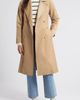 Via Spiga Via Spiga Water Repellent Double Breasted Cotton Blend Trench Coat - 4