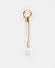 Vibe + Carter Vibe and Carter safety pin earring in gold with pearl charm exclusive to ASOS - 1