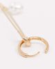 Vibe + Carter Vibe and Carter safety pin earring in gold with pearl charm exclusive to ASOS - 4