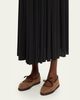 Vibi Venezia Brigitte Wool-Blend Herringbone Mary Jane Flats - 3