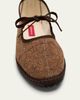 Vibi Venezia Brigitte Wool-Blend Herringbone Mary Jane Flats - 4