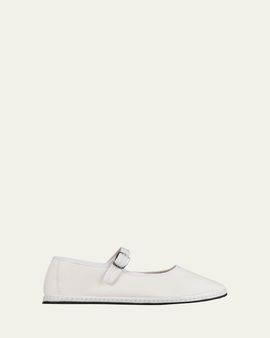 Vibi Venezia Cotton Mary Jane Ballerina Flats