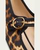 Vibi Venezia Leopard-Print Silk Mary Jane Ballerina Flats - 4