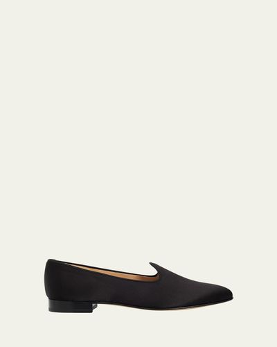 Vibi Venezia Silk Loafers