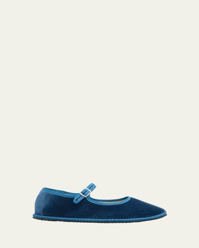 Vibi Venezia Timeless Delfina Velvet Mary Janes