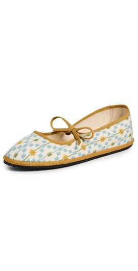 ViBi VENEZiA ViBi VENEZiA Brigitte Cotton Mary Janes Sole