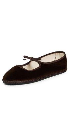 ViBi VENEZiA ViBi VENEZiA Brigitte Velvet Mary Jane Flats Amerigo
