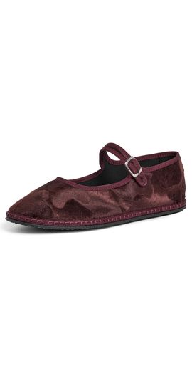 ViBi VENEZiA ViBi VENEZiA Faux Ponyhair Mary Jane Flats Mucca