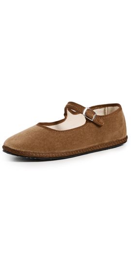 ViBi VENEZiA ViBi VENEZiA Velvet Mary Janes Flats Torcello