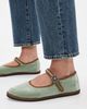ViBi VENEZiA ViBi VENEZiA Velvet Mary Janes with Swarovski Buckle Salvia - 3