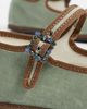 ViBi VENEZiA ViBi VENEZiA Velvet Mary Janes with Swarovski Buckle Salvia - 6
