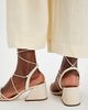 Vicenza Love Letter Wrap Heels - 6