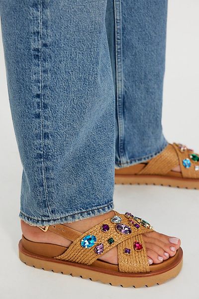 Vicenza Rock Candy Embellished Sandals
