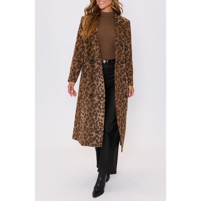 VICI Collection VICI Collection Amelia Leopard Print Coat 