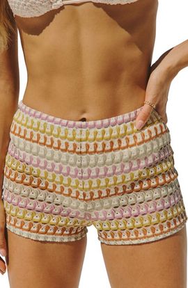 VICI Collection VICI Collection Capri Calling Crochet Shorts