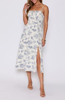 VICI Collection VICI Collection Jessie Fit & Flare Milkmaid Sundress (Nordstrom Exclusive)