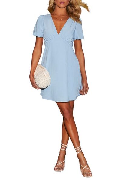 VICI Collection VICI Collection Maddy Bubble Sleeve Babydoll Minidress