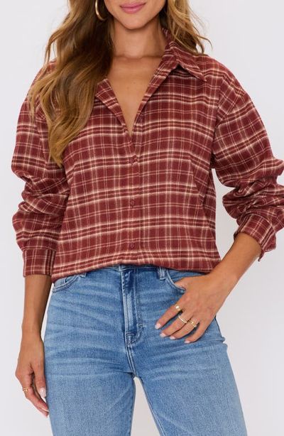 VICI Collection VICI Collection Poet Plaid Button-Up Shirt