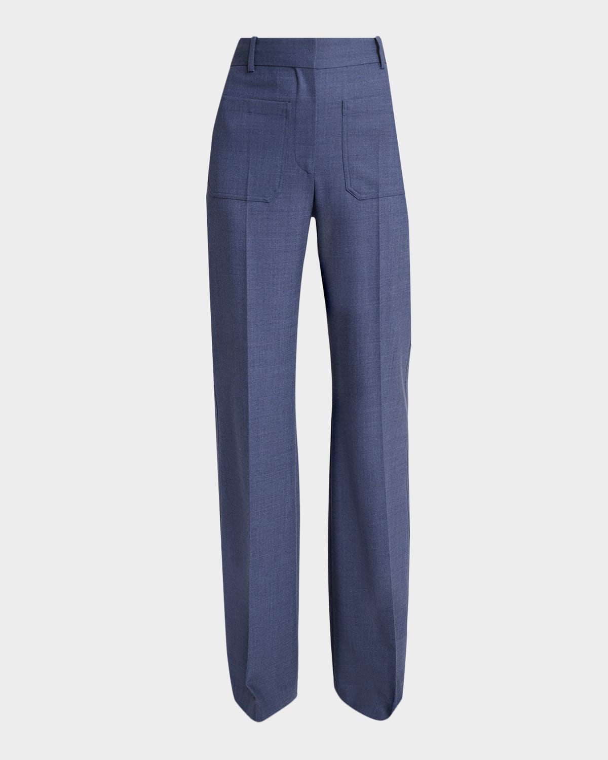Victoria Beckham Alina High-Rise Wide-Leg Trousers
