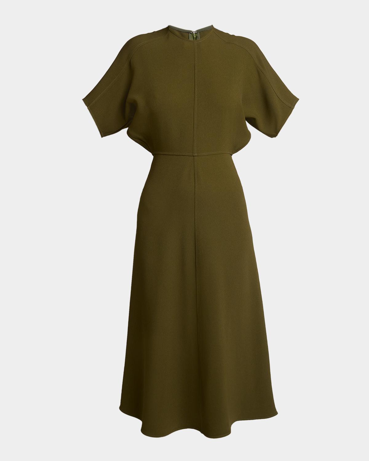 Victoria Beckham Eleanor A-Line Midi Dress