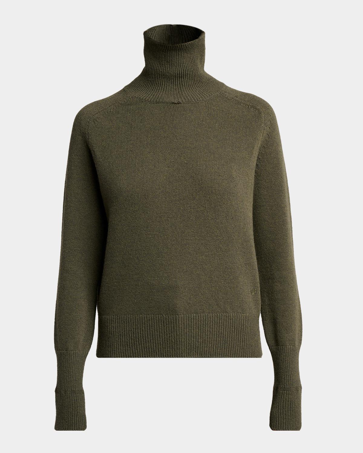 Victoria Beckham Marie Merino Wool Turtleneck Sweater