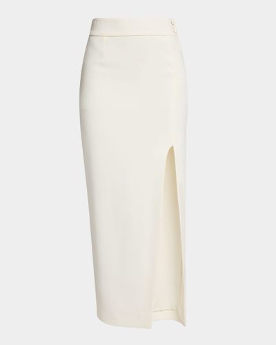 Victoria Beckham Slit Maxi Pencil Skirt